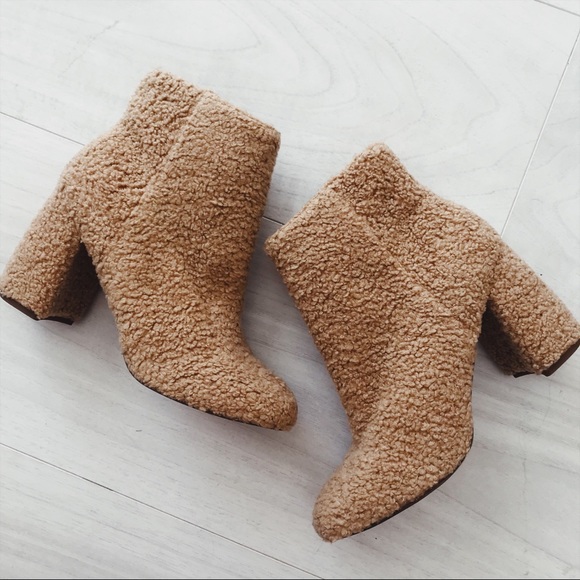 fuzzy booties